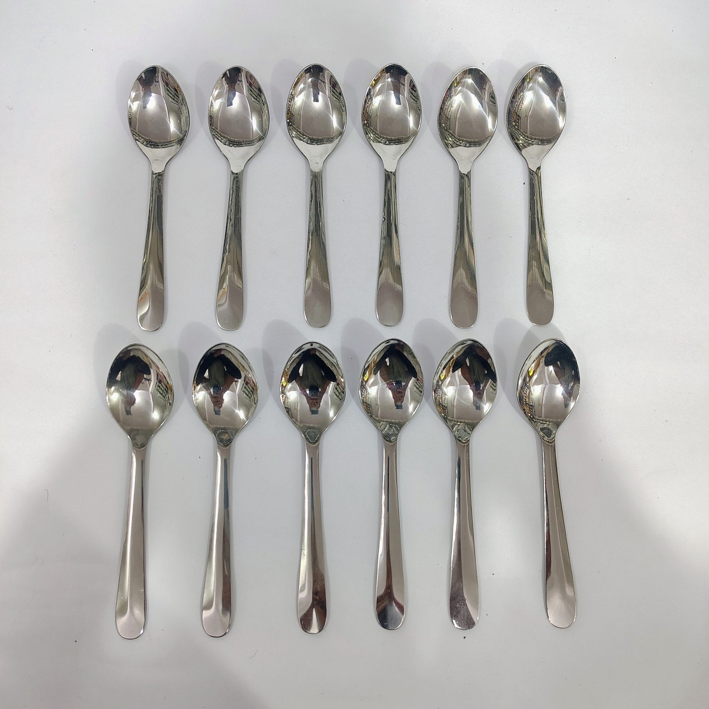 Asha-Stainless Steel-Premium Quality Spoon(set -12)-Sleek Design-Best Sturdy Quality-Made of 100% Pure Steel .Get Now at WholeSale Price