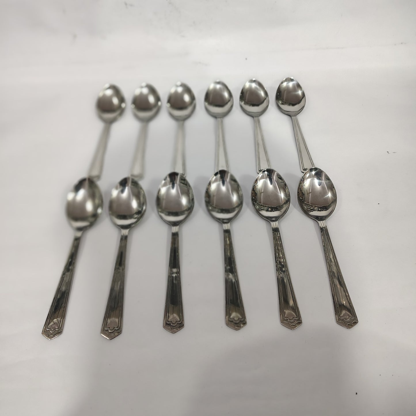 Asha-Stainless Steel-Premium Quality Spoon(set -12)-Sleek Design-Best Sturdy Quality-Made of 100% Pure Steel .Get Now at WholeSale Price