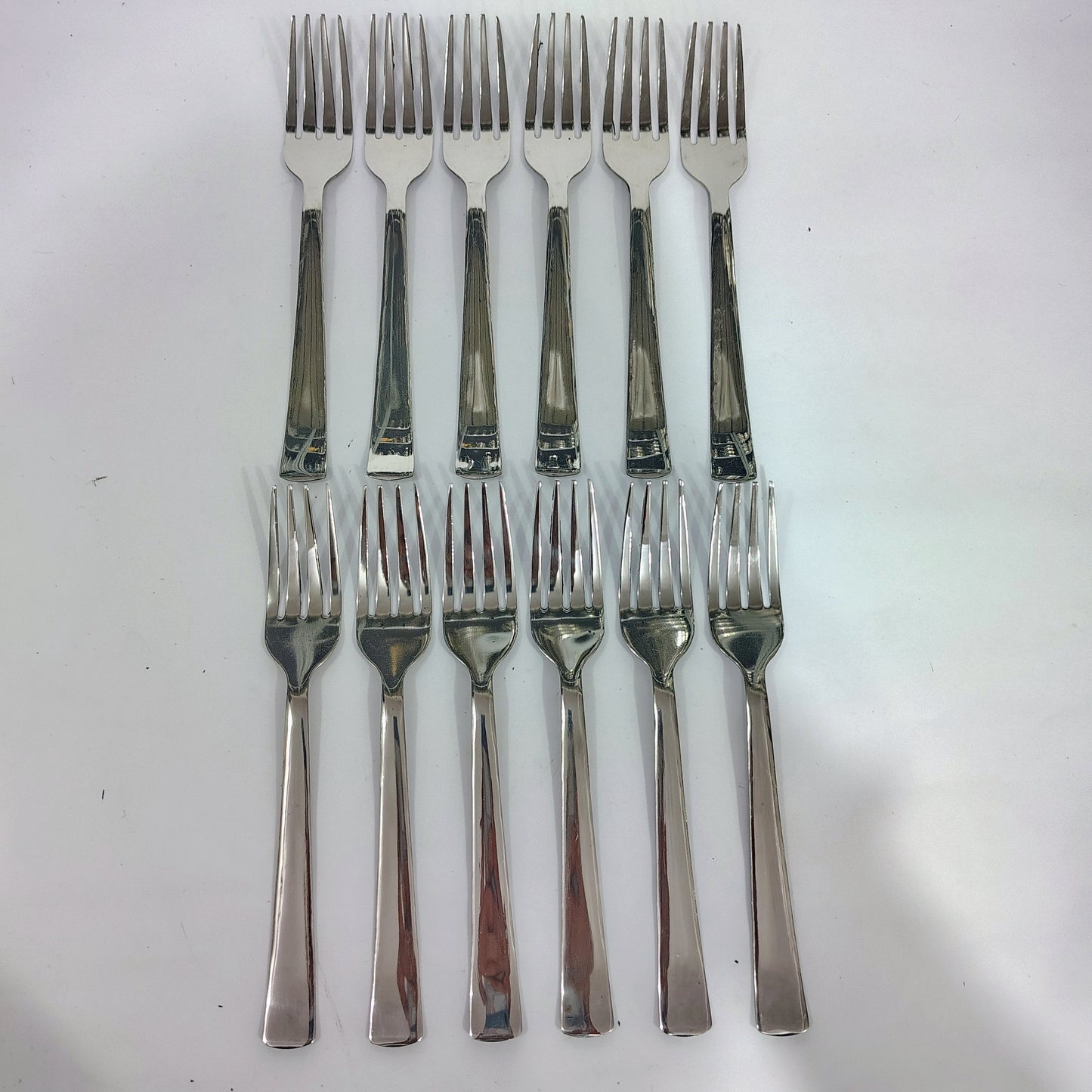 Asha-Stainless Steel-Premium Quality Fork(set -12)-Sleek Design-Best Sturdy Quality-Made of 100% Pure Steel .Get Now at WholeSale Price