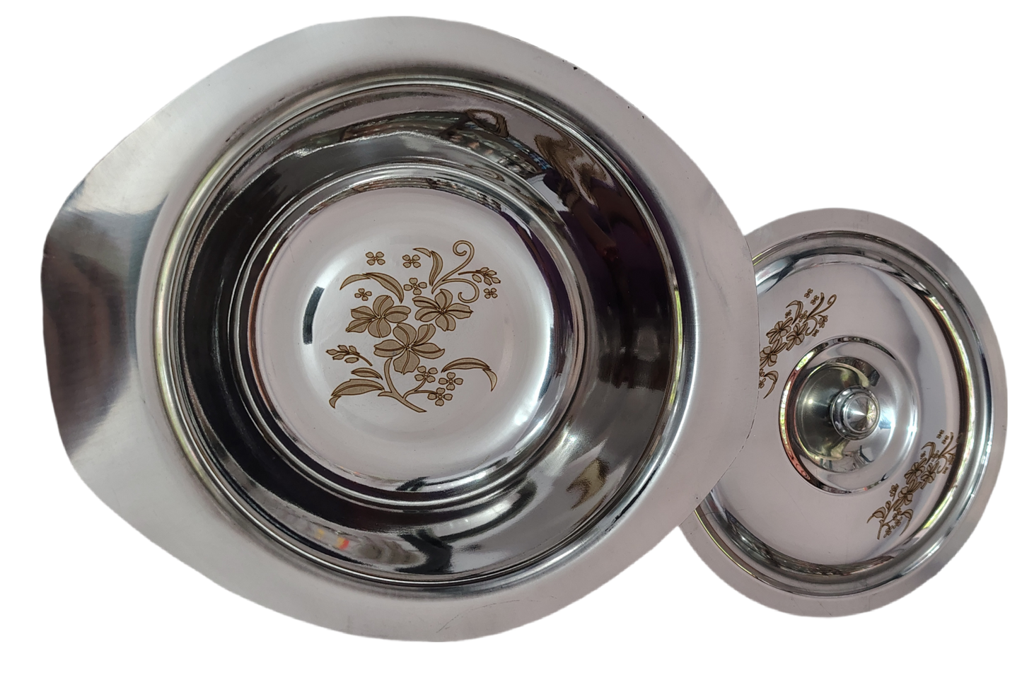 Asha-Stainless Steel Dinner Set-Pure Best Quality Steel with 50% Discount-Branded Dinner Set