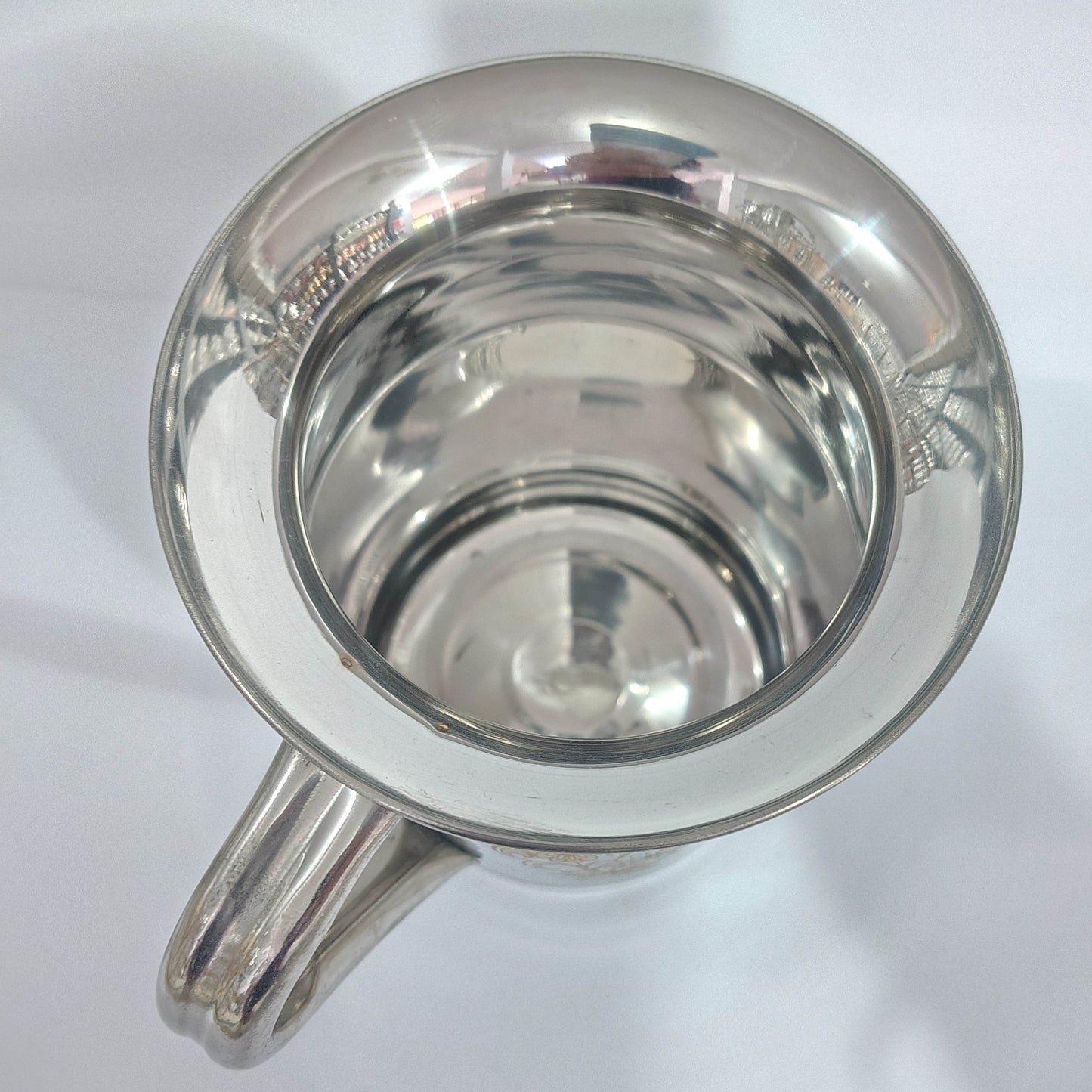 Asha-Stainless Steel Jug-2L (HIRA MOTI) jug-100% Steel no Color Coating