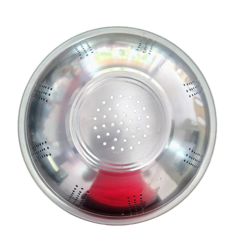 Asha-Stainless Steel colander strainer for grains-rices-pulse