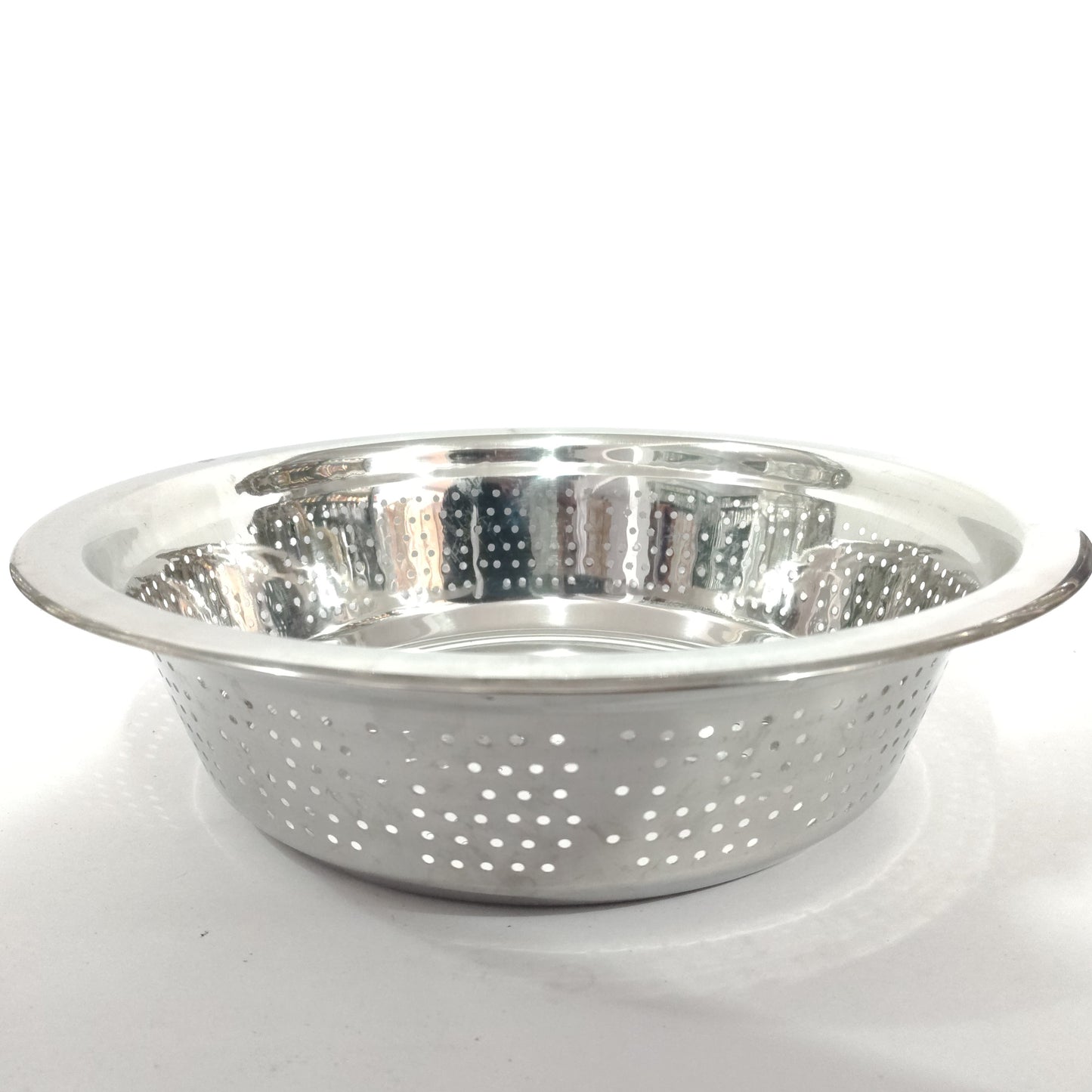 Asha-Stainless Steel Bowl/Colander Strainer/Grain Channi