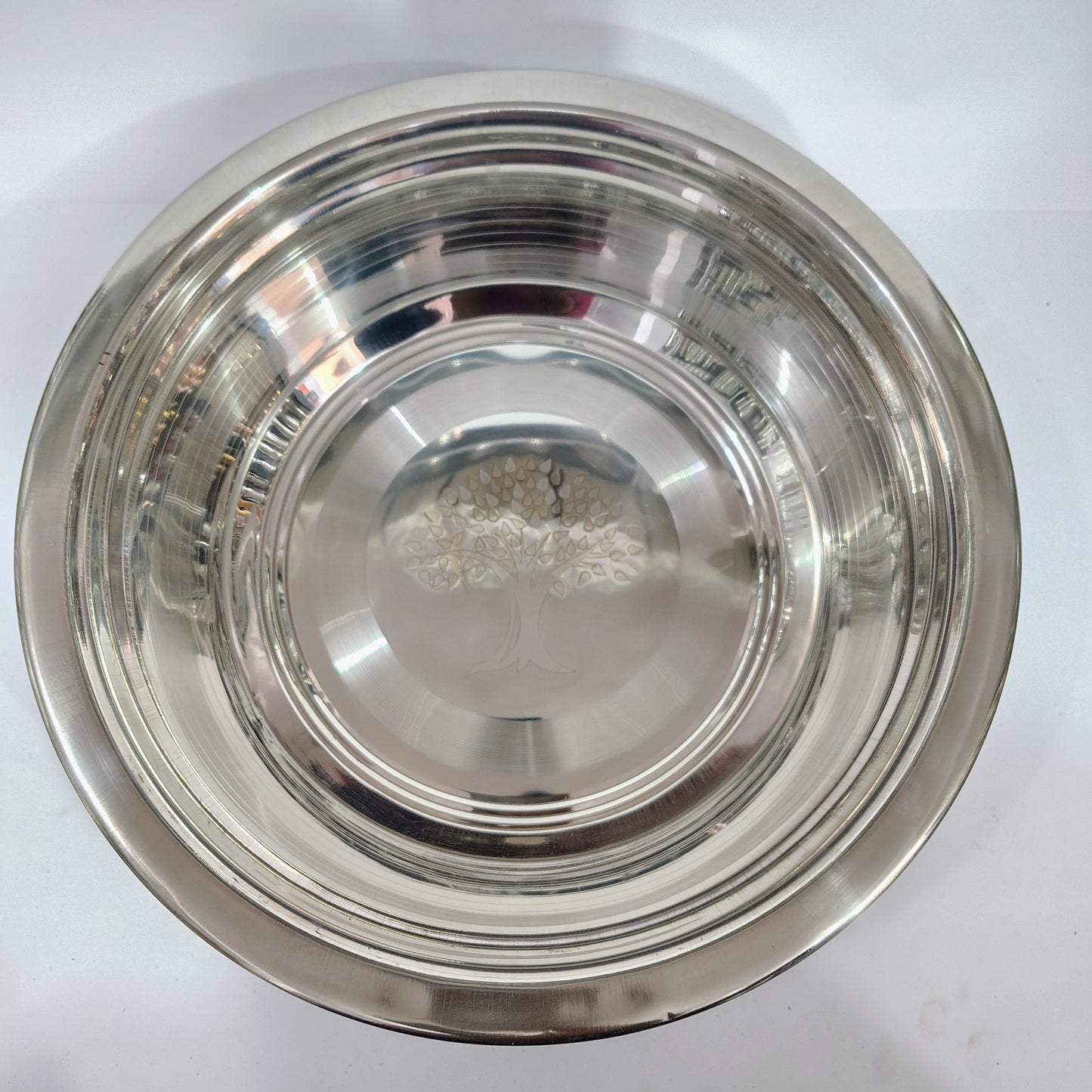 Asha-Stanless Steel Bowl Serving Food/Storage Vegetable with a beautiful design-100% Stainless steel
