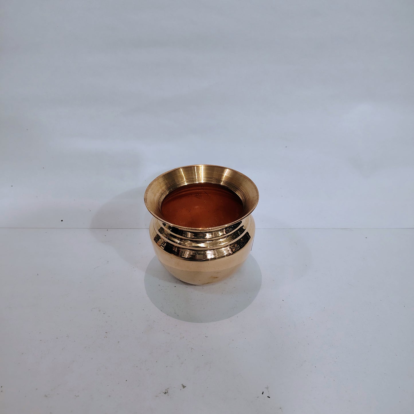 Asha-Pure Copper Puja Kalash-100% Pure Kalash no Color Coating