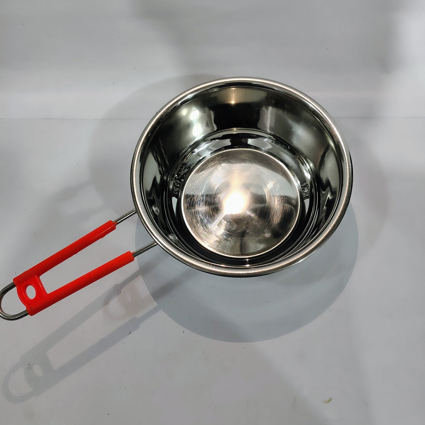 Asha-Stainless Steel Sauce pan-100% Steel/No Color Coating