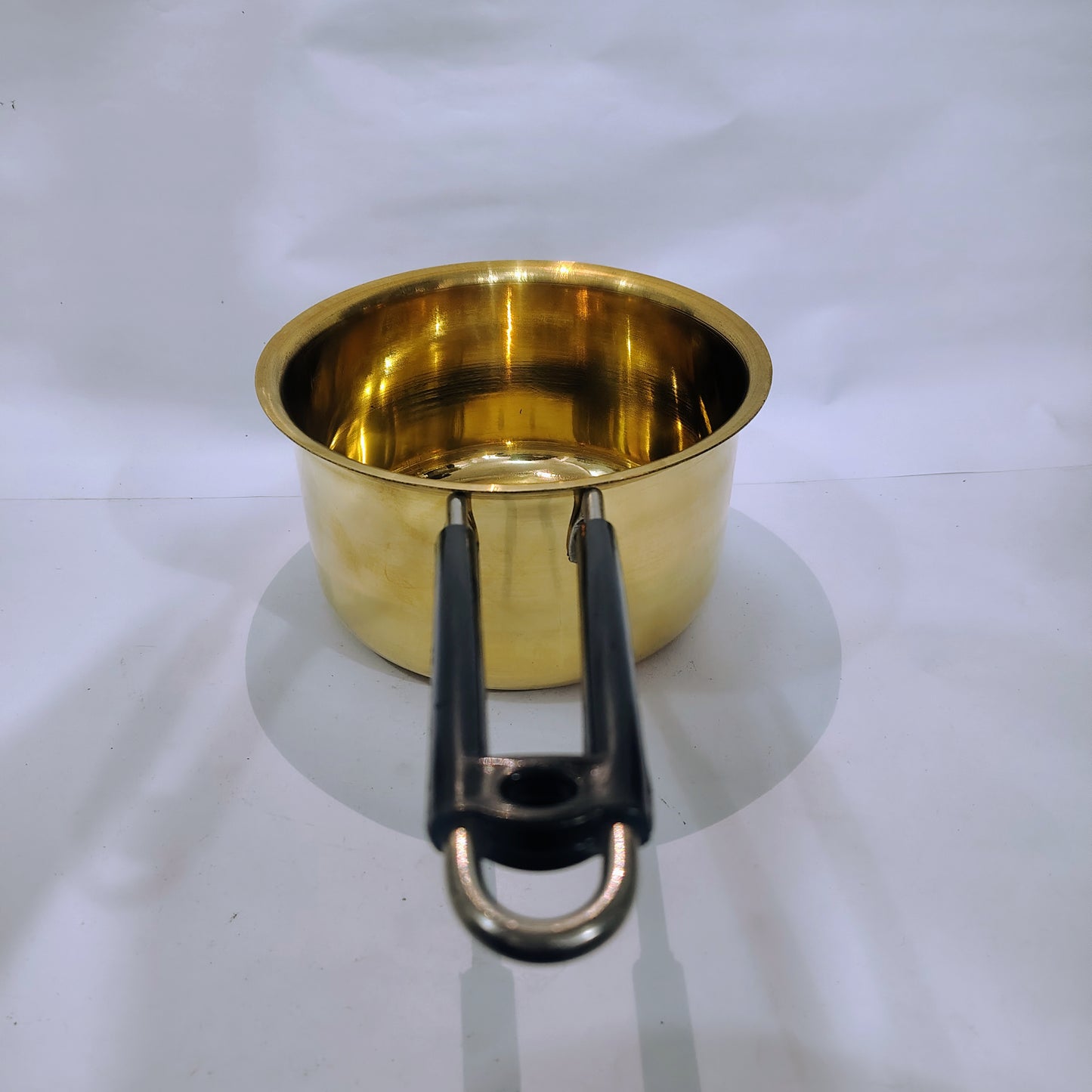 Asha-Top Brass Sauce Pan/Milk Pan best for healty healthy life .Brass add nutrients