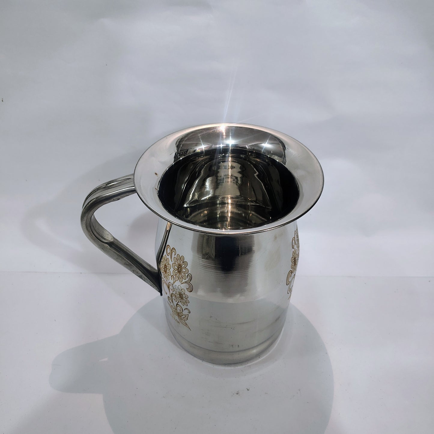 Asha-Stainless Steel Jug-2 Liter jug-100% Steel (Hira Moti) No Color coating