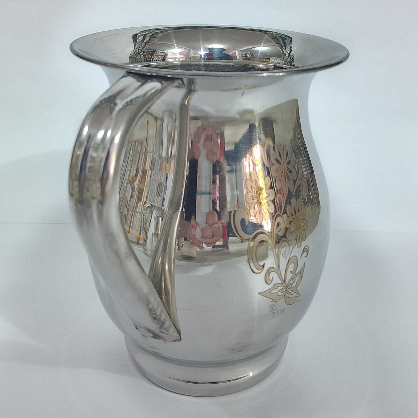 Asha-Stainless Steel Jug-2L (MAHARANI) jug-100% Steel no Color Coating