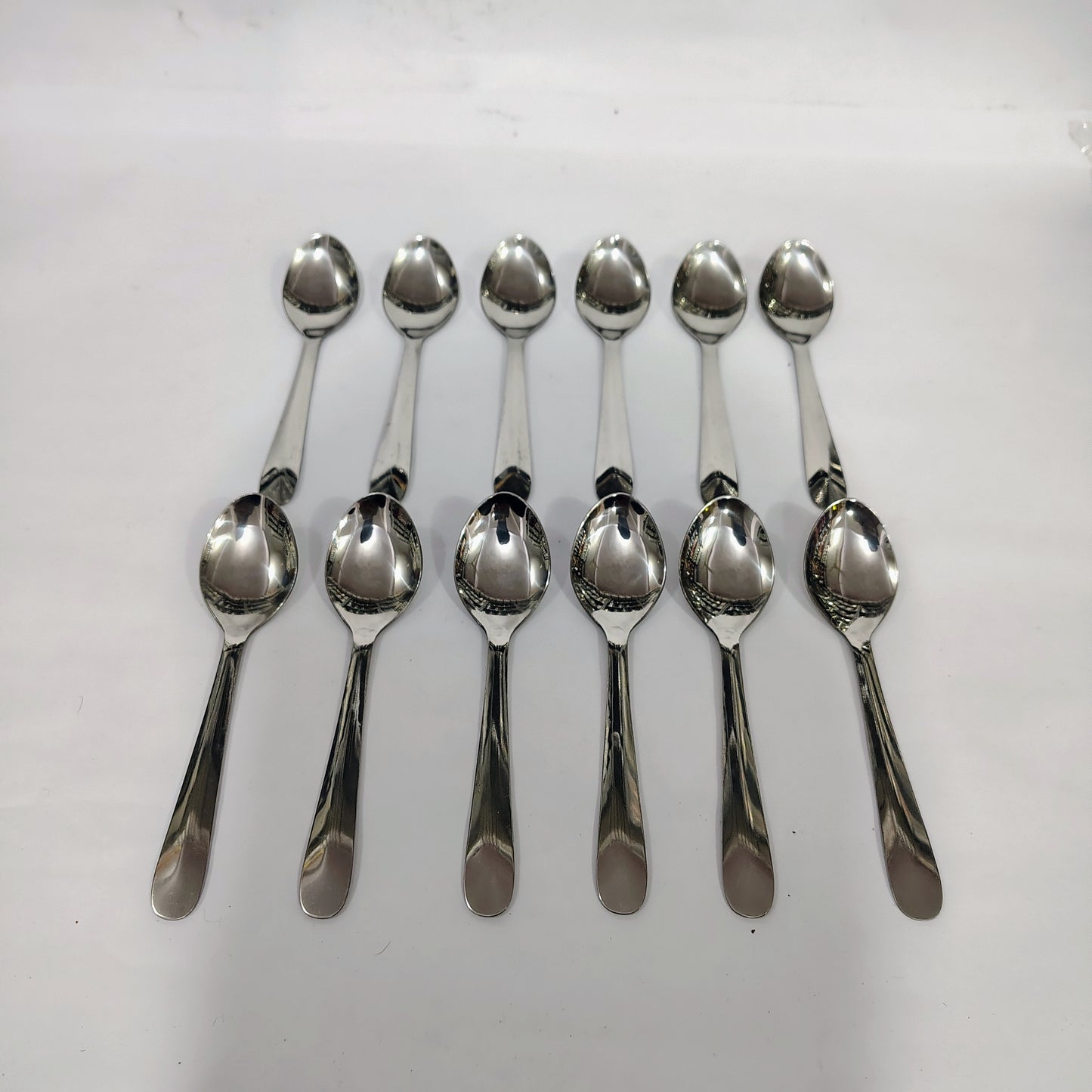 Asha-Stainless Steel-Premium Quality Spoon(set -12)-Sleek Design-Best Sturdy Quality-Made of 100% Pure Steel .Get Now at WholeSale Price