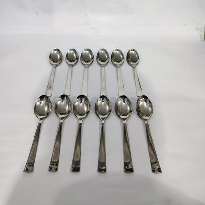 Asha-Stainless Steel-Premium Quality Spoon(set -12)-Sleek Design-Best Sturdy Quality-Made of 100% Pure Steel .Get Now at WholeSale Price