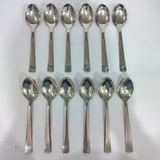Asha-Stainless Steel-Premium Quality Spoon(set -12)-Sleek Design-Best Sturdy Quality-Made of 100% Pure Steel .Get Now at WholeSale Price