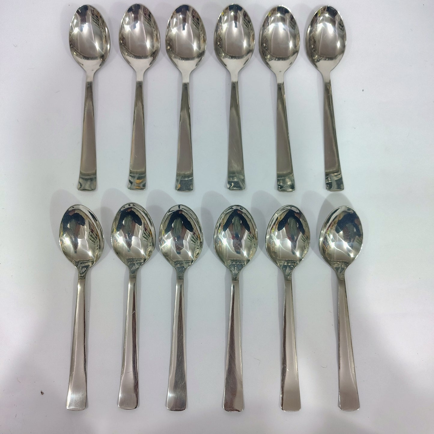 Asha-Stainless Steel-Premium Quality Spoon(set -12)-Sleek Design-Best Sturdy Quality-Made of 100% Pure Steel .Get Now at WholeSale Price
