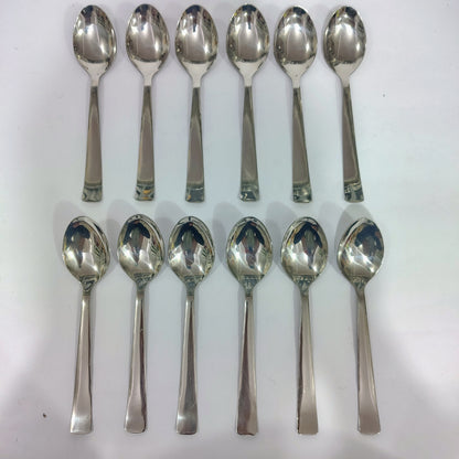 Asha-Stainless Steel-Premium Quality Spoon(set -12)-Sleek Design-Best Sturdy Quality-Made of 100% Pure Steel .Get Now at WholeSale Price