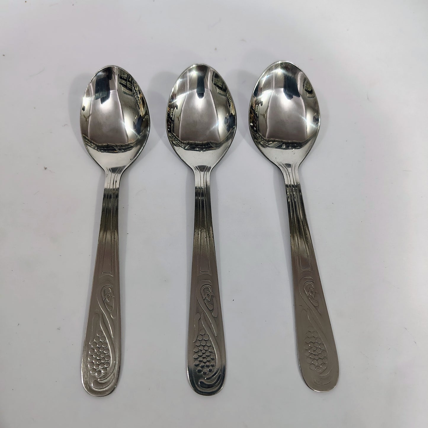 Asha-Stainless Steel-Premium Quality Spoon(set -12)-Sleek Design-Best Sturdy Quality-Made of 100% Pure Steel .Get Now at WholeSale Price