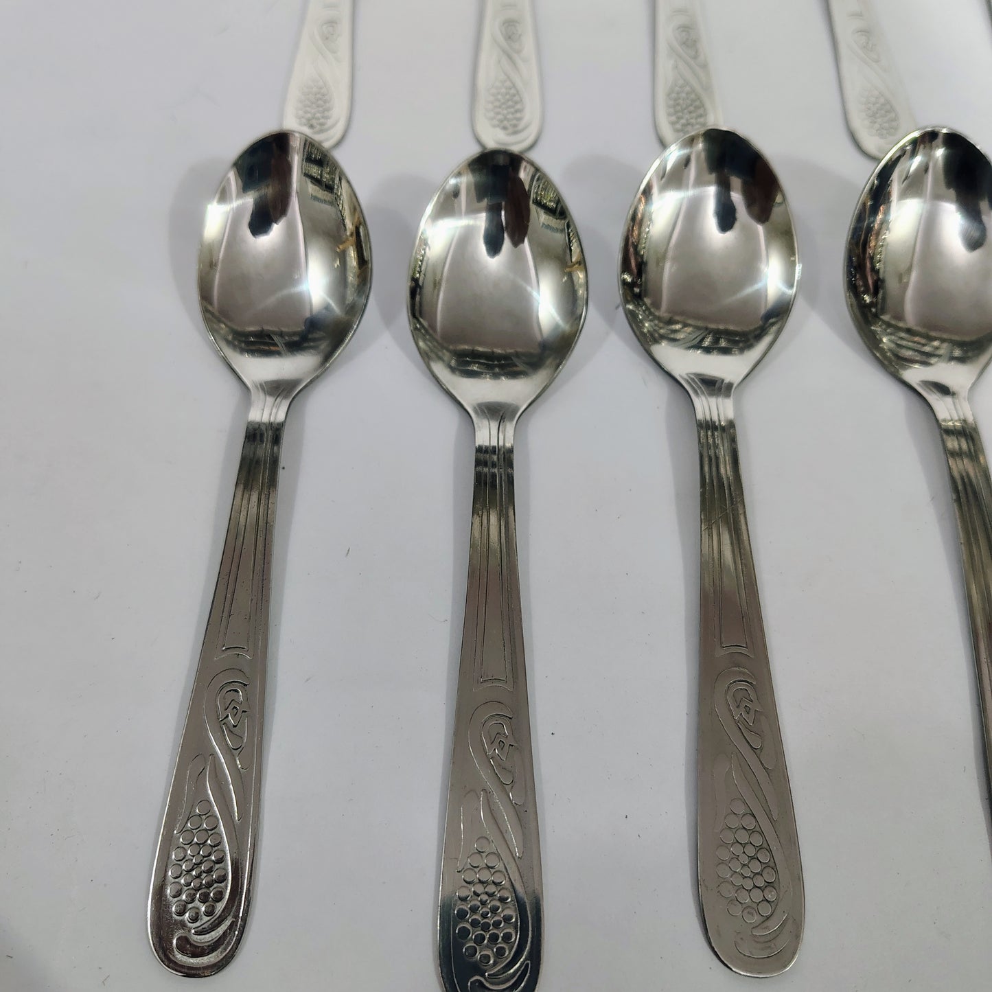 Asha-Stainless Steel-Premium Quality Spoon(set -12)-Sleek Design-Best Sturdy Quality-Made of 100% Pure Steel .Get Now at WholeSale Price