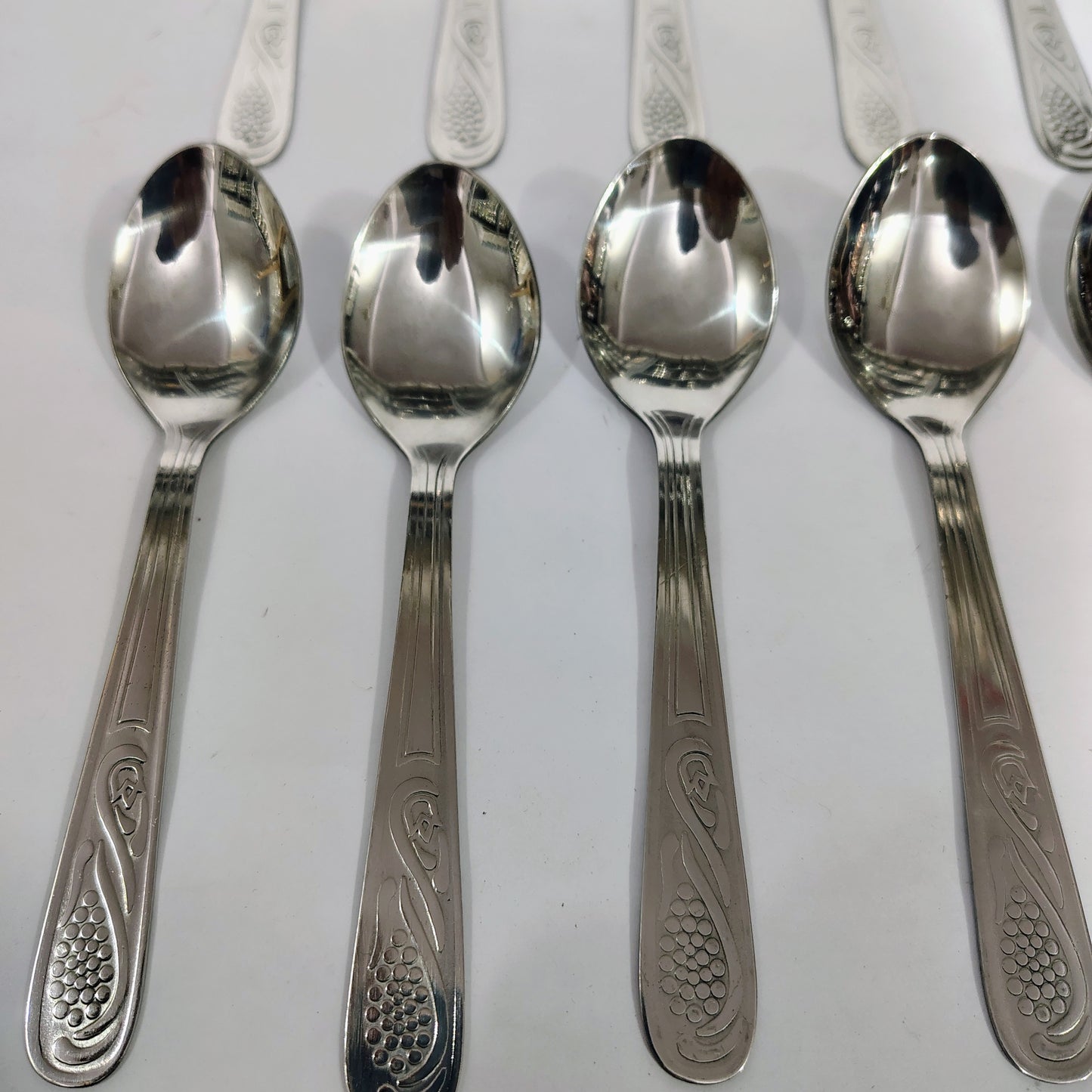 Asha-Stainless Steel-Premium Quality Spoon(set -12)-Sleek Design-Best Sturdy Quality-Made of 100% Pure Steel .Get Now at WholeSale Price