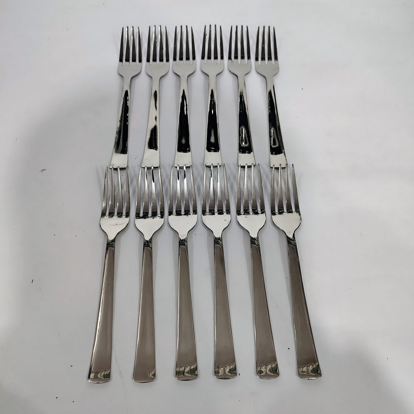 Asha-Stainless Steel-Premium Quality Fork(set -12)-Sleek Design-Best Sturdy Quality-Made of 100% Pure Steel .Get Now at WholeSale Price