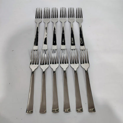 Asha-Stainless Steel-Premium Quality Fork(set -12)-Sleek Design-Best Sturdy Quality-Made of 100% Pure Steel .Get Now at WholeSale Price