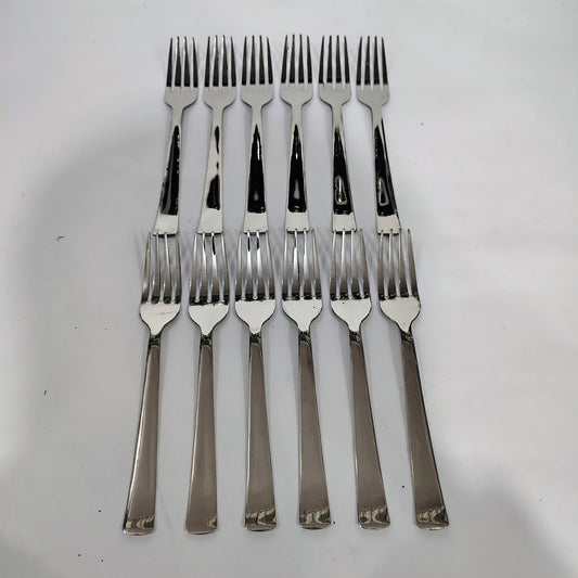 Asha-Stainless Steel-Premium Quality Fork(set -12)-Sleek Design-Best Sturdy Quality-Made of 100% Pure Steel .Get Now at WholeSale Price