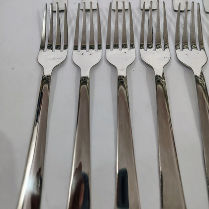 Asha-Stainless Steel-Premium Quality Fork(set -12)-Sleek Design-Best Sturdy Quality-Made of 100% Pure Steel .Get Now at WholeSale Price