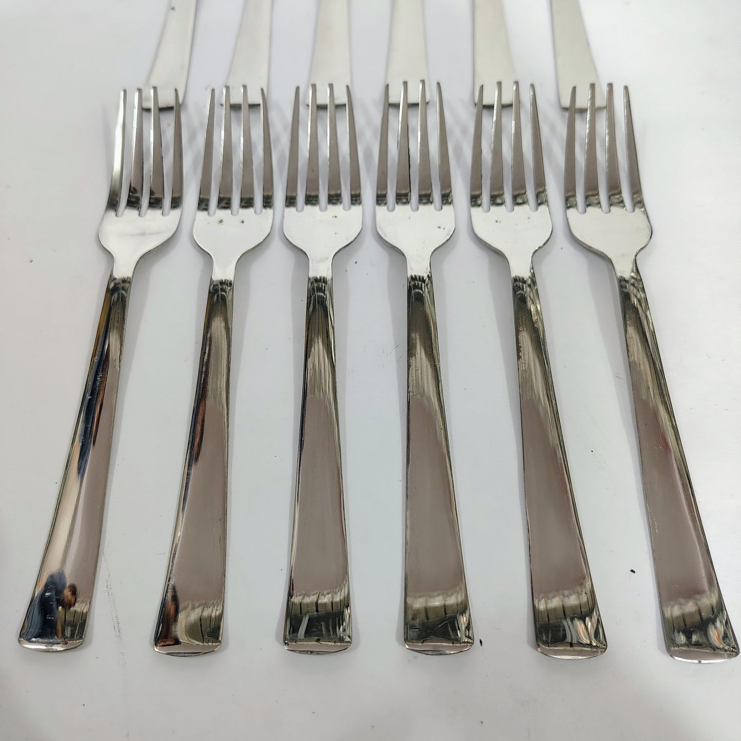 Asha-Stainless Steel-Premium Quality Fork(set -12)-Sleek Design-Best Sturdy Quality-Made of 100% Pure Steel .Get Now at WholeSale Price