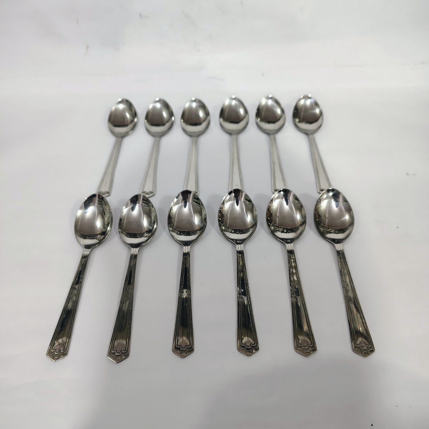 Asha-Stainless Steel-Premium Quality Spoon(set -12)-Sleek Design-Best Sturdy Quality-Made of 100% Pure Steel .Get Now at WholeSale Price