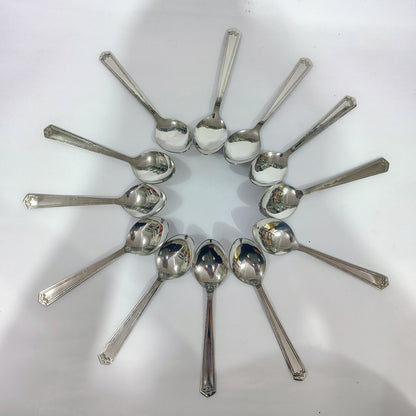 Asha-Stainless Steel-Premium Quality Spoon(set -12)-Sleek Design-Best Sturdy Quality-Made of 100% Pure Steel .Get Now at WholeSale Price