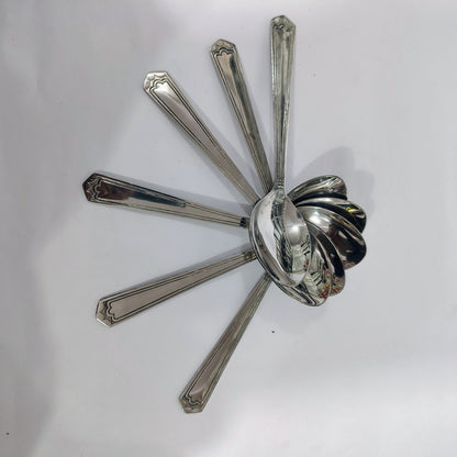 Asha-Stainless Steel-Premium Quality Spoon(set -12)-Sleek Design-Best Sturdy Quality-Made of 100% Pure Steel .Get Now at WholeSale Price