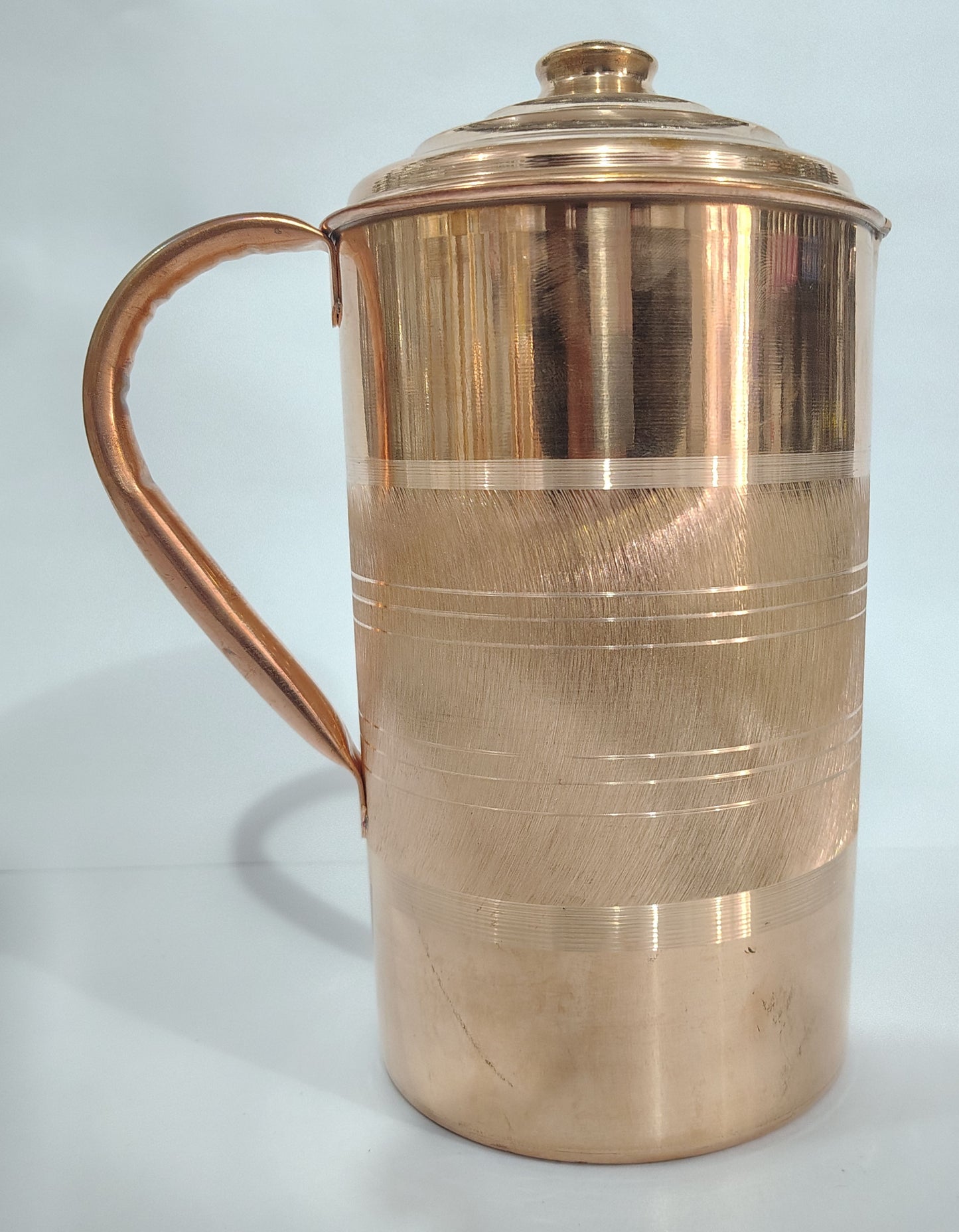 Asha-Pure Copper Jug for Healthy life-Prescribed by doctor-no color coating 100% pure copper