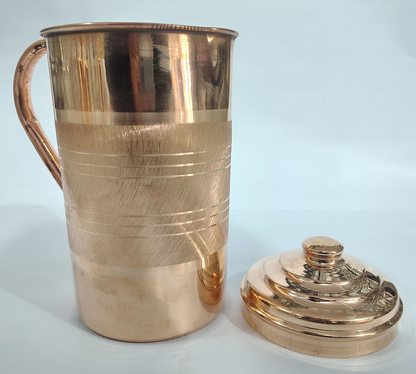 Asha-Pure Copper Jug for Healthy life-Prescribed by doctor-no color coating 100% pure copper