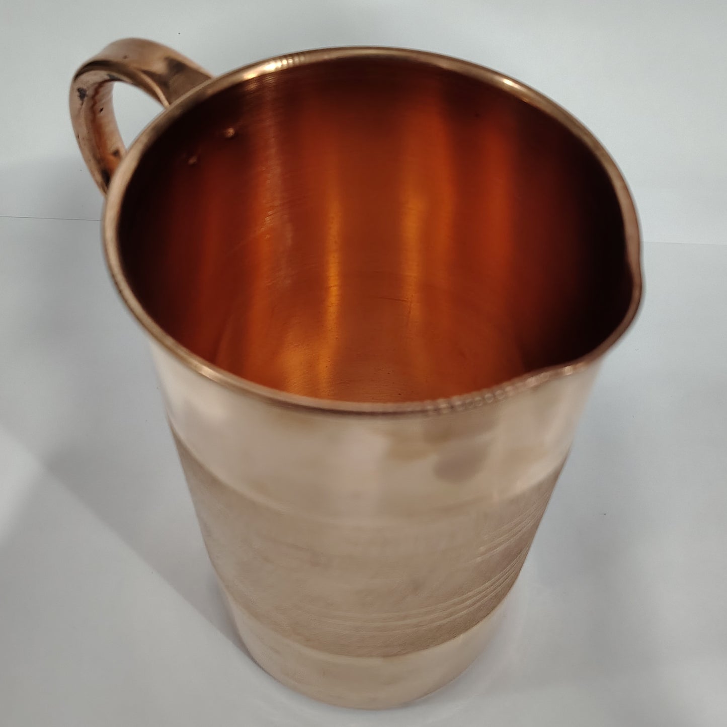 Asha-Pure Copper Jug for Healthy life-Prescribed by doctor-no color coating 100% pure copper