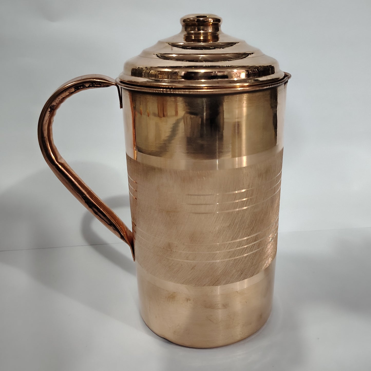 Asha-Pure Copper Jug for Healthy life-Prescribed by doctor-no color coating 100% pure copper