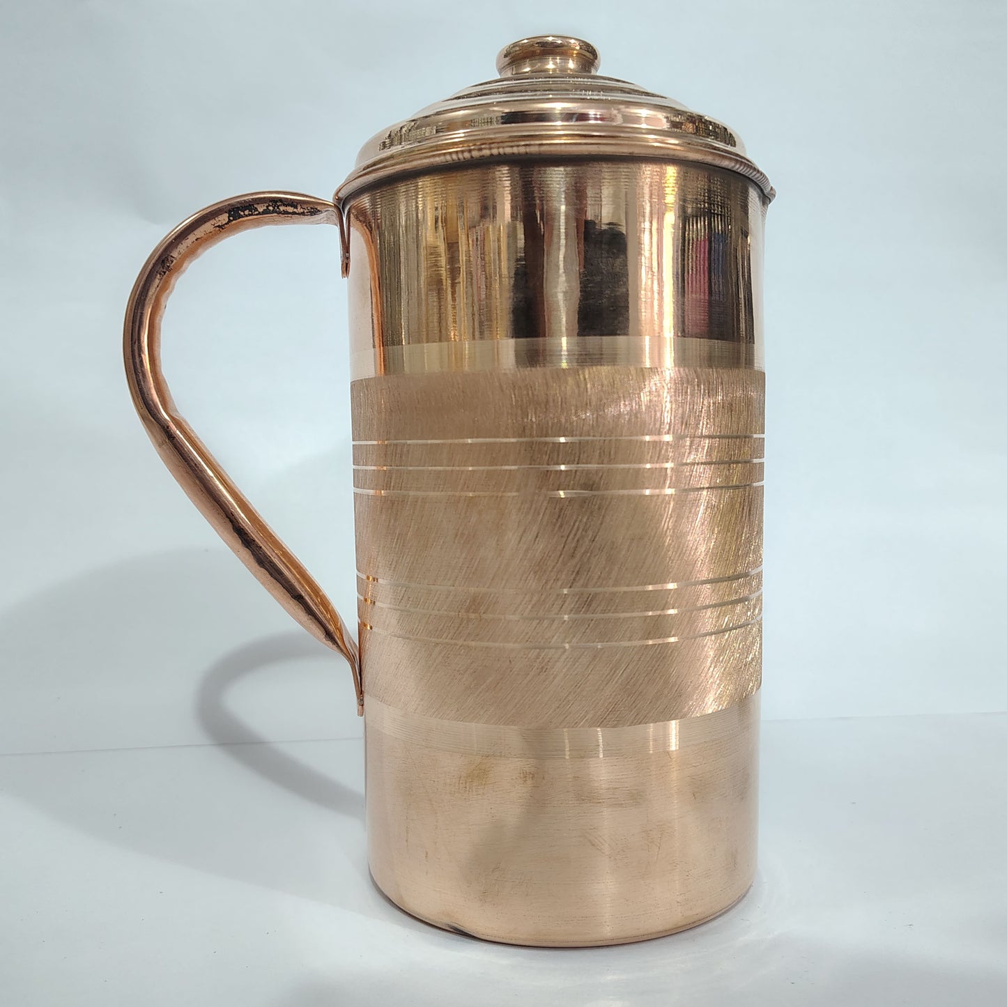 Asha-Pure Copper Jug for Healthy life-Prescribed by doctor-no color coating 100% pure copper