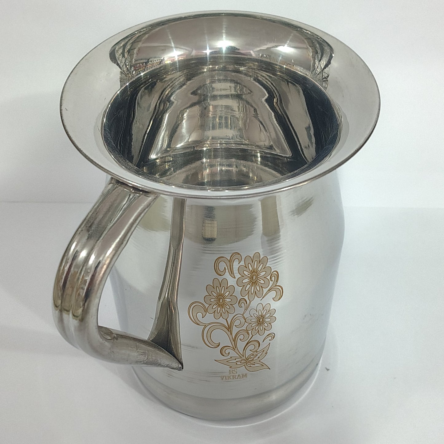 Asha-Stainless Steel Jug-2L (HIRA MOTI) jug-100% Steel no Color Coating