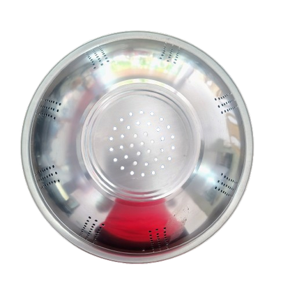Asha-Stainless Steel colander strainer for grains-rices-pulse
