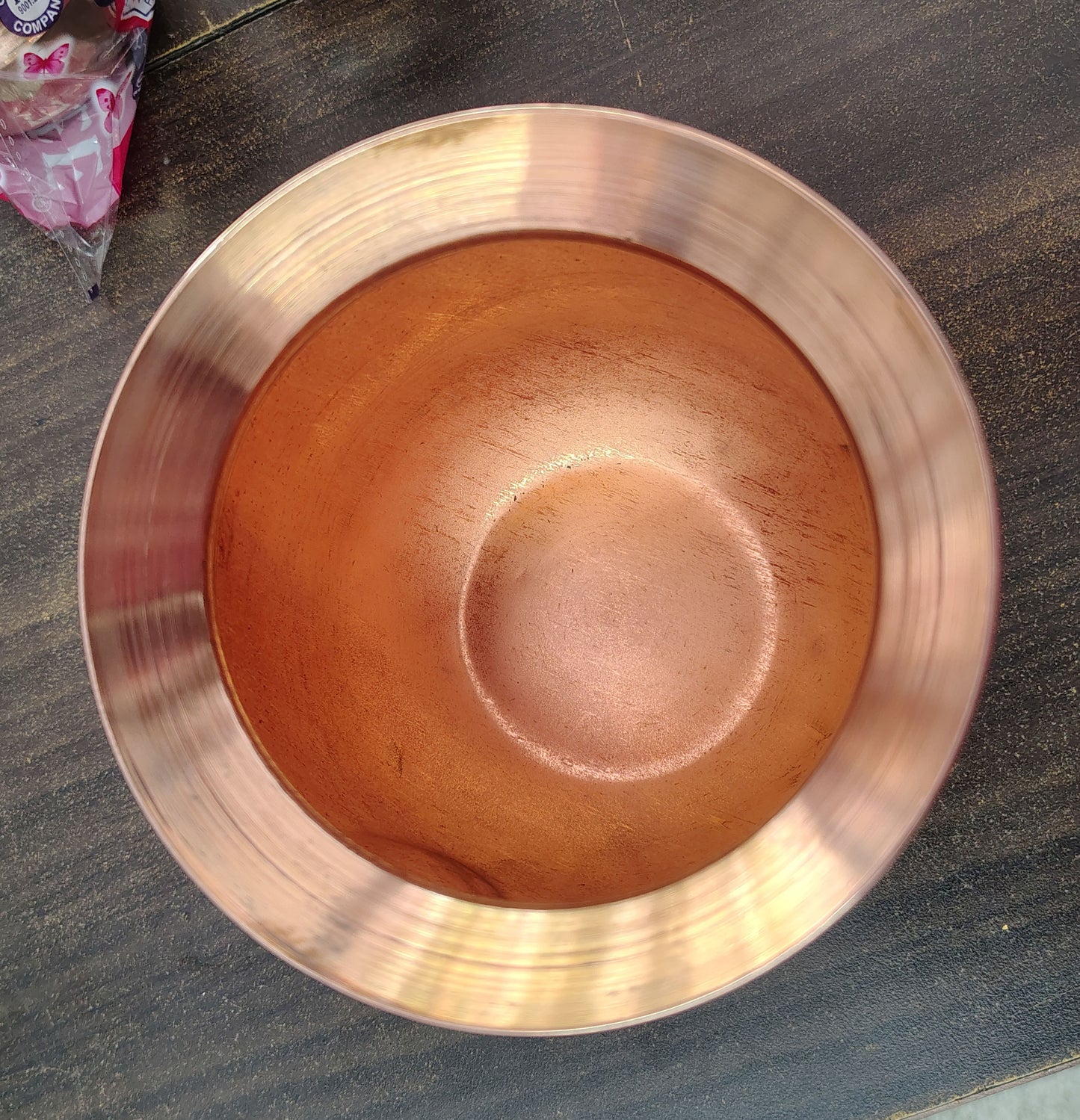 Asha-Pure Copper Puja Kalash-100% Pure Kalash no Color Coating