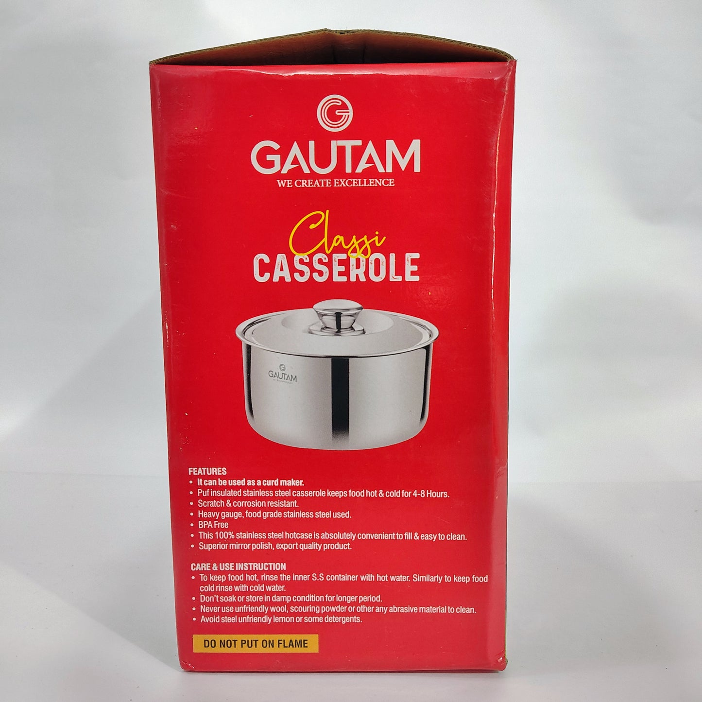 Asha-Stainless Steel- BELLY CASSEROLE.Top Quality Product and (50% Discount) 100% Pure Steel