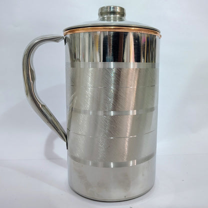 Asha-Stainless Steel jug-2000ml-pure 100%copper