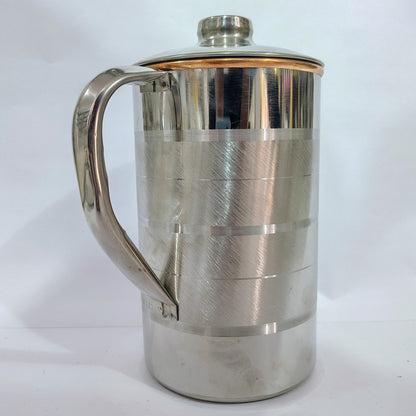 Asha-Stainless Steel jug-2000ml-pure 100%copper