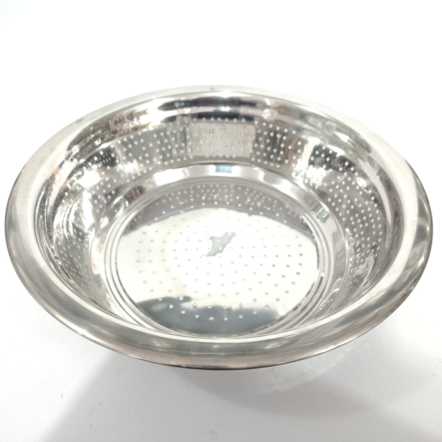 Asha-Stainless Steel Bowl/Colander Strainer/Grain Channi