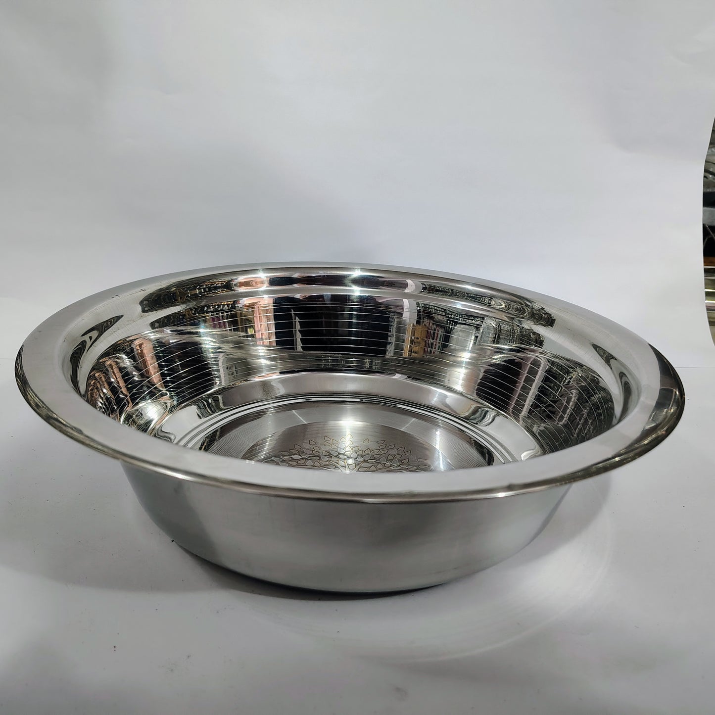 Asha-Stanless Steel Bowl Serving Food/Storage Vegetable with a beautiful design-100% Stainless steel