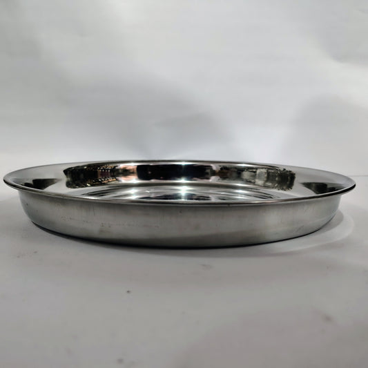 Asha-Stainless Steel Plate-Thali-1Person-100% Pure Steel/BEST QUALITY
