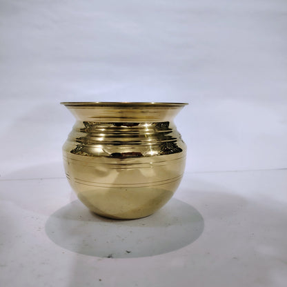 Asha-Pure Brass Puja Kalash-Lota Best for Puja Purpose
