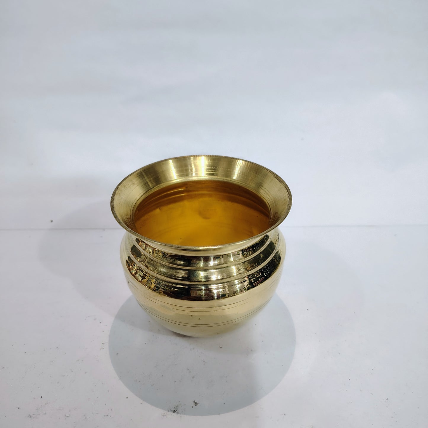 Asha-Pure Brass Puja Kalash-Lota Best for Puja Purpose