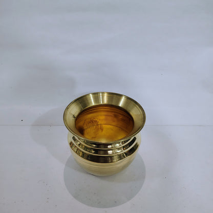 Asha-Pure Brass Puja Kalash-Lota Best for Puja Purpose