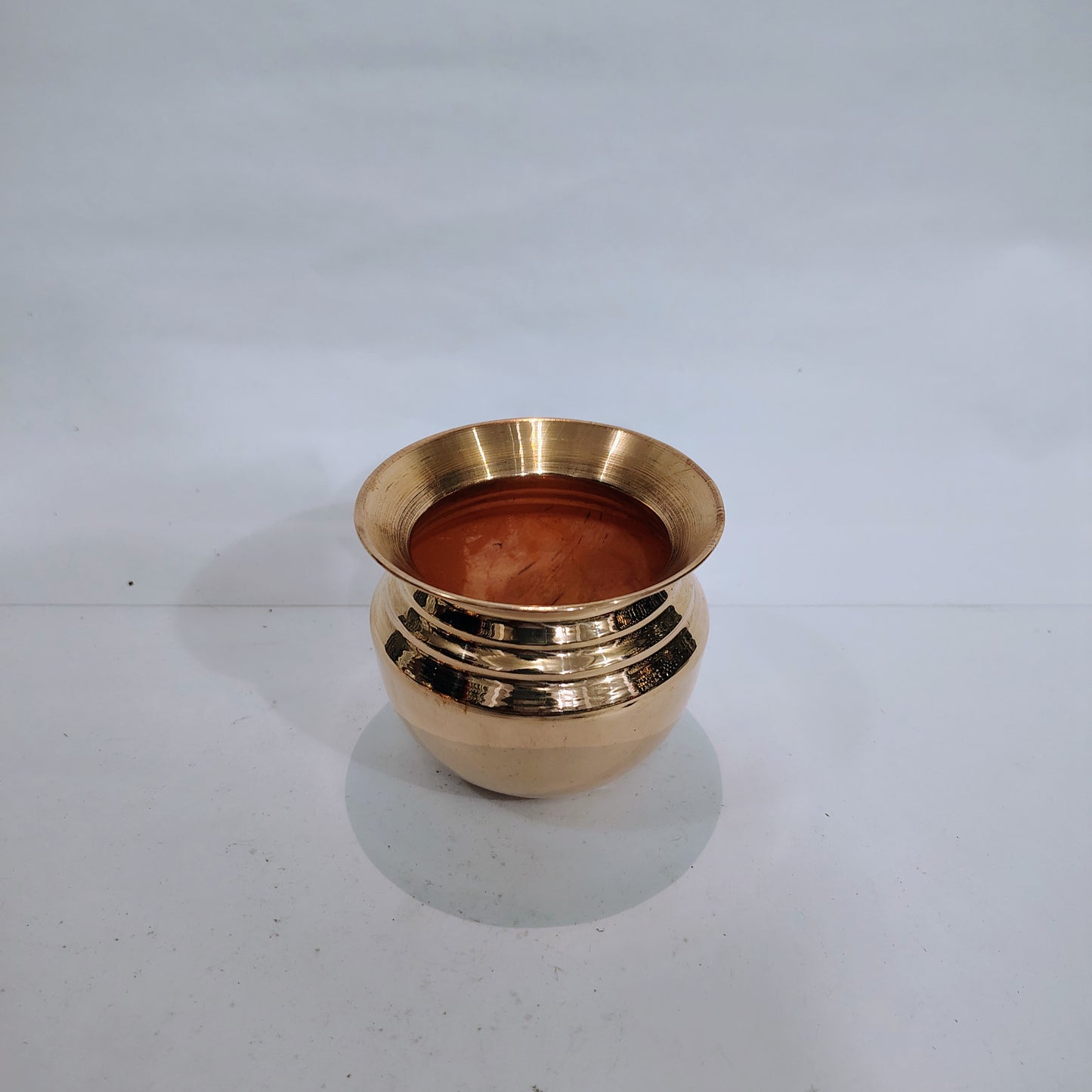 Asha-Pure Copper Puja Kalash-100% Pure Kalash no Color Coating
