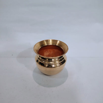 Asha-Pure Copper Puja Kalash-100% Pure Kalash no Color Coating