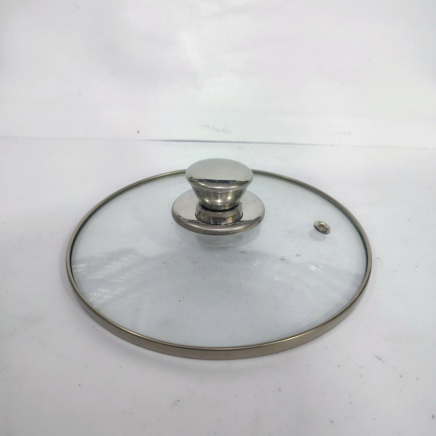 Asha-Stainless Steel body  Donga Set of 3 Beautiful Design,One Glass Lid-Heavy Build Quality,Food Serving Donga..