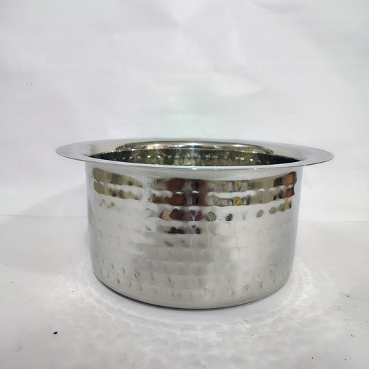 Asha-Stainless Steel Top/Pot-Made with High Quality Steel, Pure Steel No Color Coating+Coockware,Get At Wholesale Rate in many size